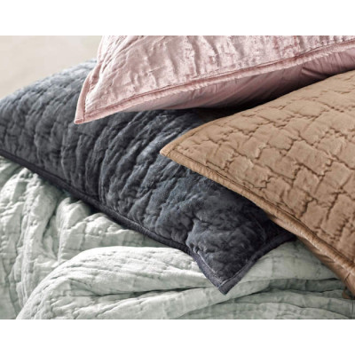 Matte Velvet Juniper Viscose/Cotton Quilt